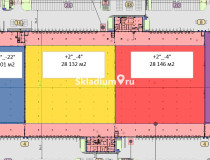 plans. Морозильный склад (от -16 до -22) Склад PNK Парк Домодедово 2 Московская обл, Домодедово, деревня Кучино, стр 50, 118 500 м2 фото 4