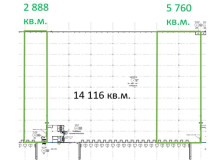 plans. Морозильный склад (от -16 до -22) Склад PNK Парк Домодедово 2 Московская обл, Домодедово, деревня Кучино, стр 50, 22 960 м2 фото 1